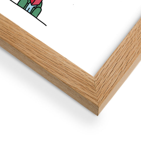 Gerahmtes Poster «Read a book!»