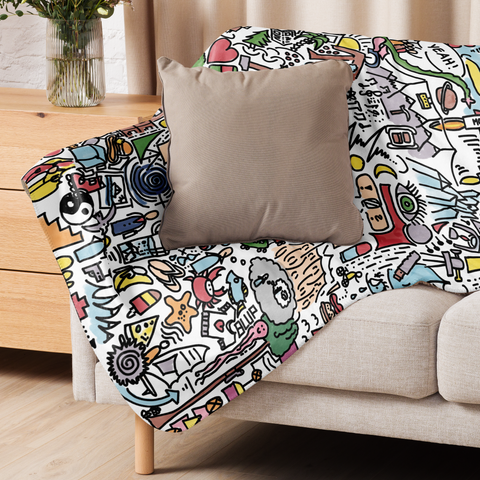 «BUCHDECKE», Sherpa-Decke