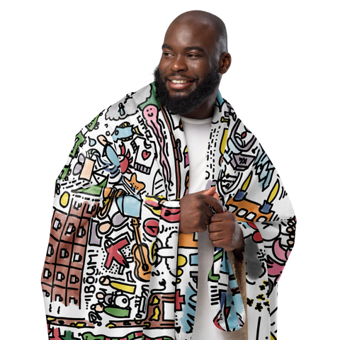 «BUCHDECKE», Sherpa-Decke