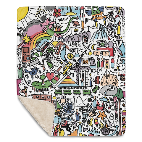 «BUCHDECKE», Sherpa-Decke