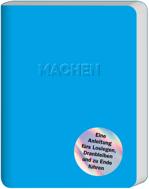 Das Buchcover MACHEN aus der der Serie «Kleine Bücher für große Fragen» von Roman Tschäppeler und Mikael Krogerus